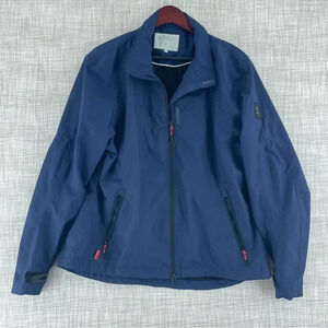 Musto Zara Phillips 176 Jacket navy blue Womens Size 18 full zip 1267